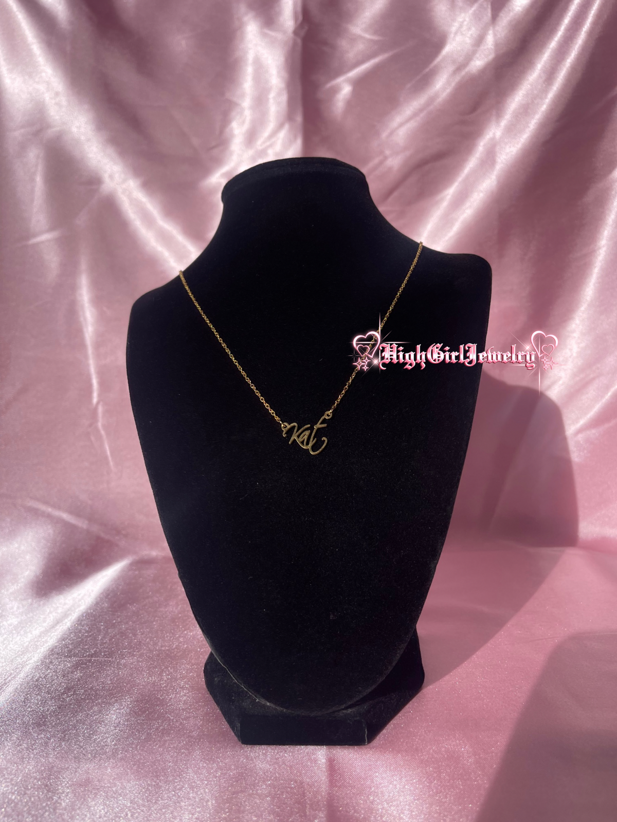 Custom Cursive Script Name Necklace ♡preorder♡