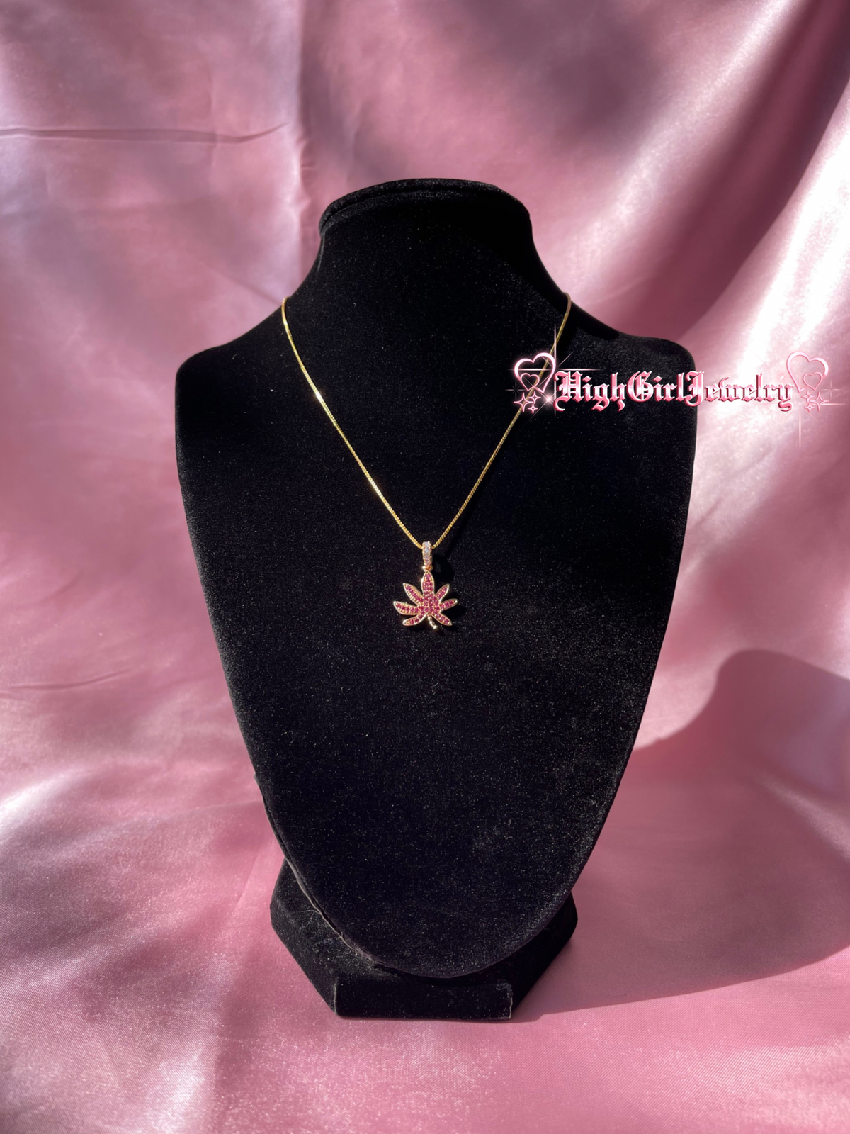 Pink Mary Jane Necklace♡