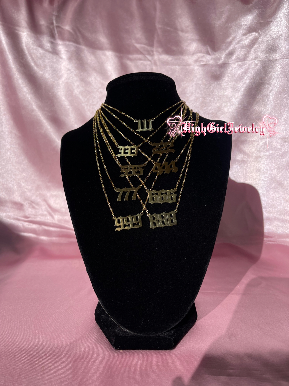 Angel Number Necklace 111-999♡