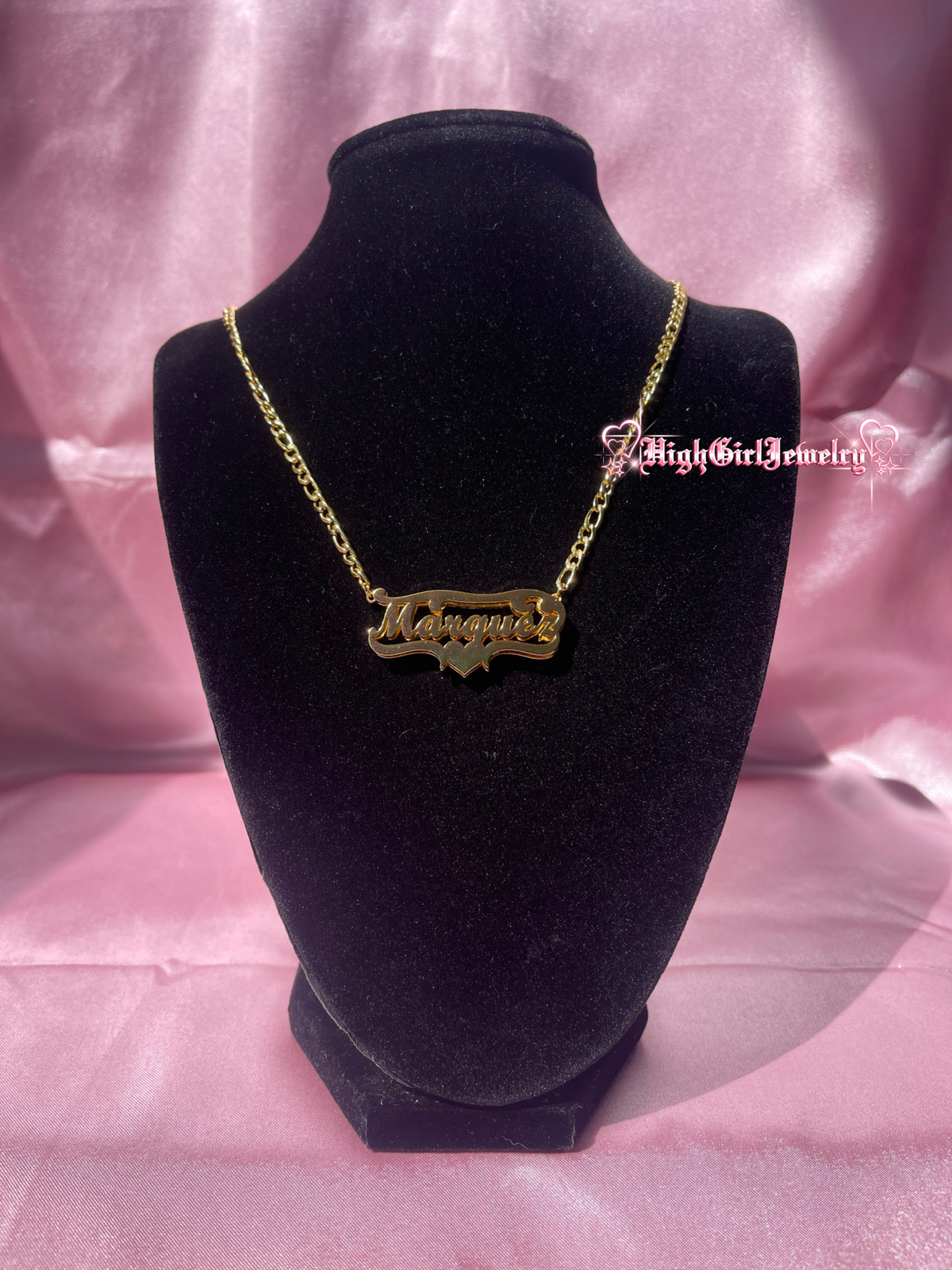 Custom Double Sided Heart Shaped
Name Necklace ♡preorder♡