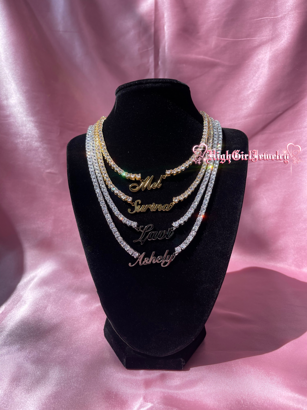 Custom Icy Tennis Chain ♡preorder♡