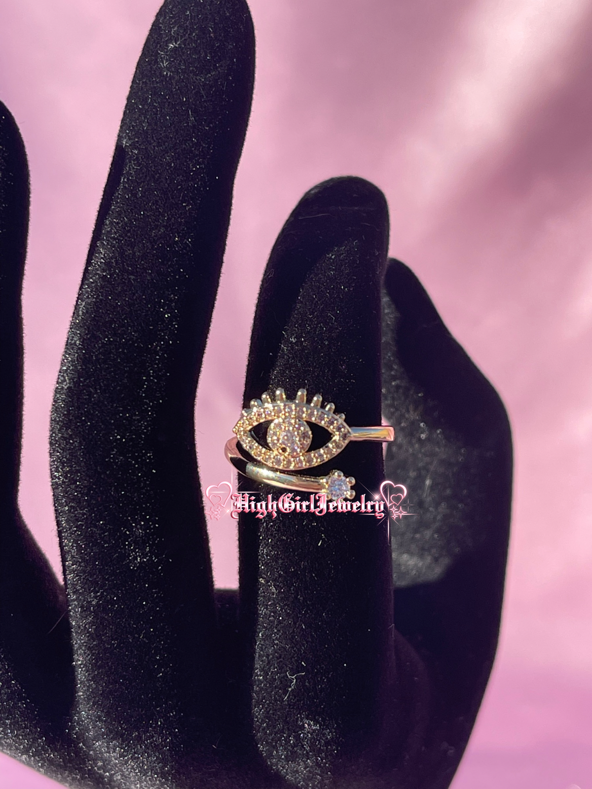 Evil Eye Charm Ring ♡preorder♡