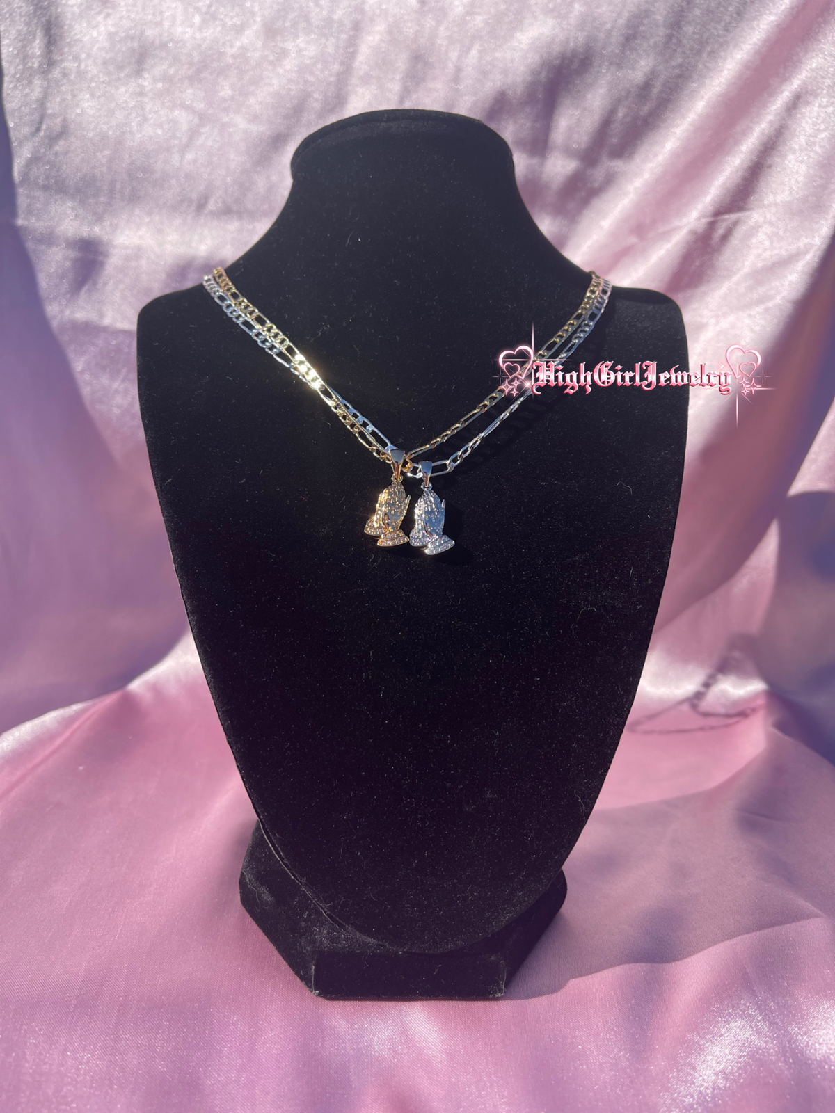 Praying Hands Necklace♡