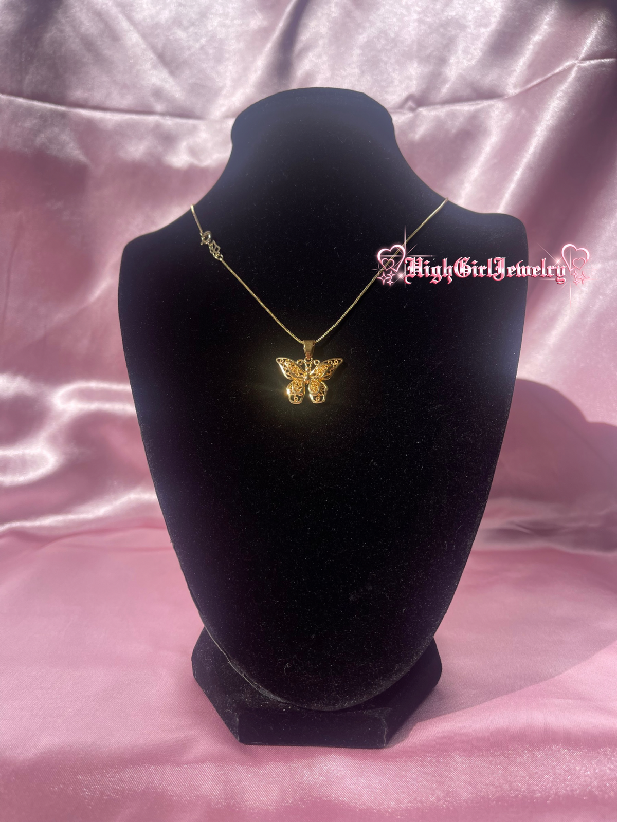 Lace Butterfly Necklace♡