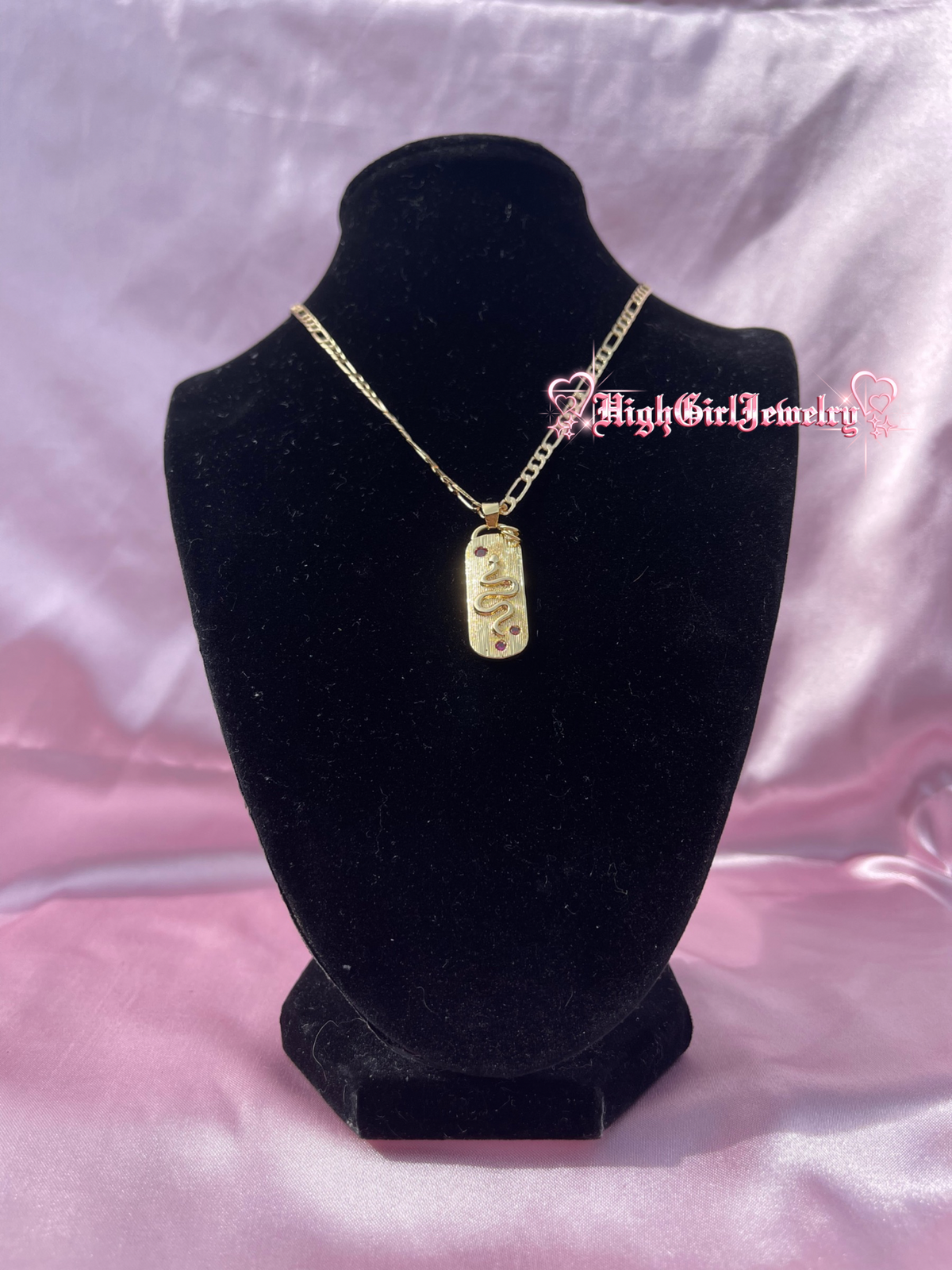 Pink Snake Necklace♡