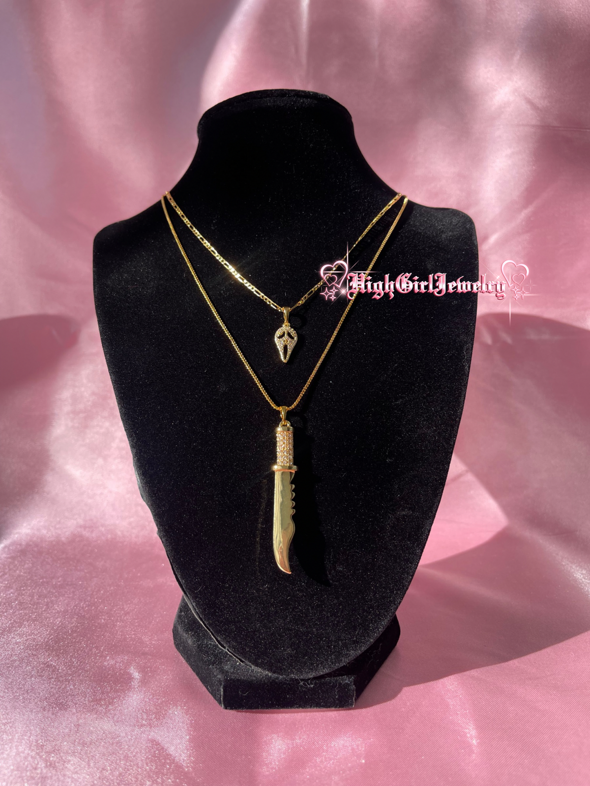 Ghostface Necklace Set♡