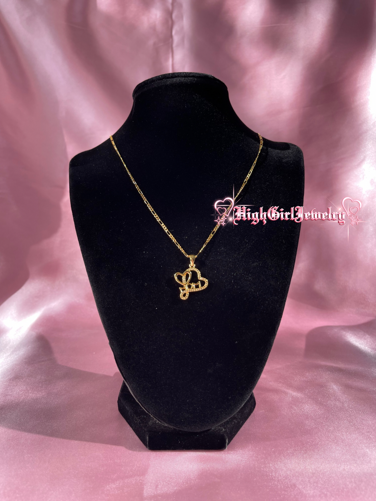 Mom Double Heart Necklace♡