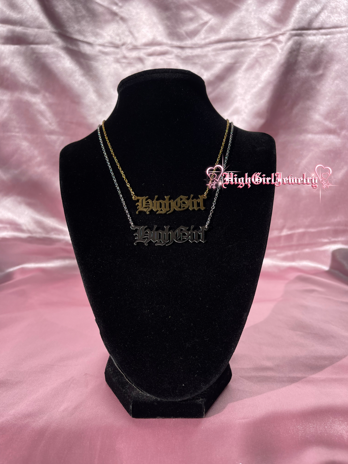 HighGirl Old English Necklace♡