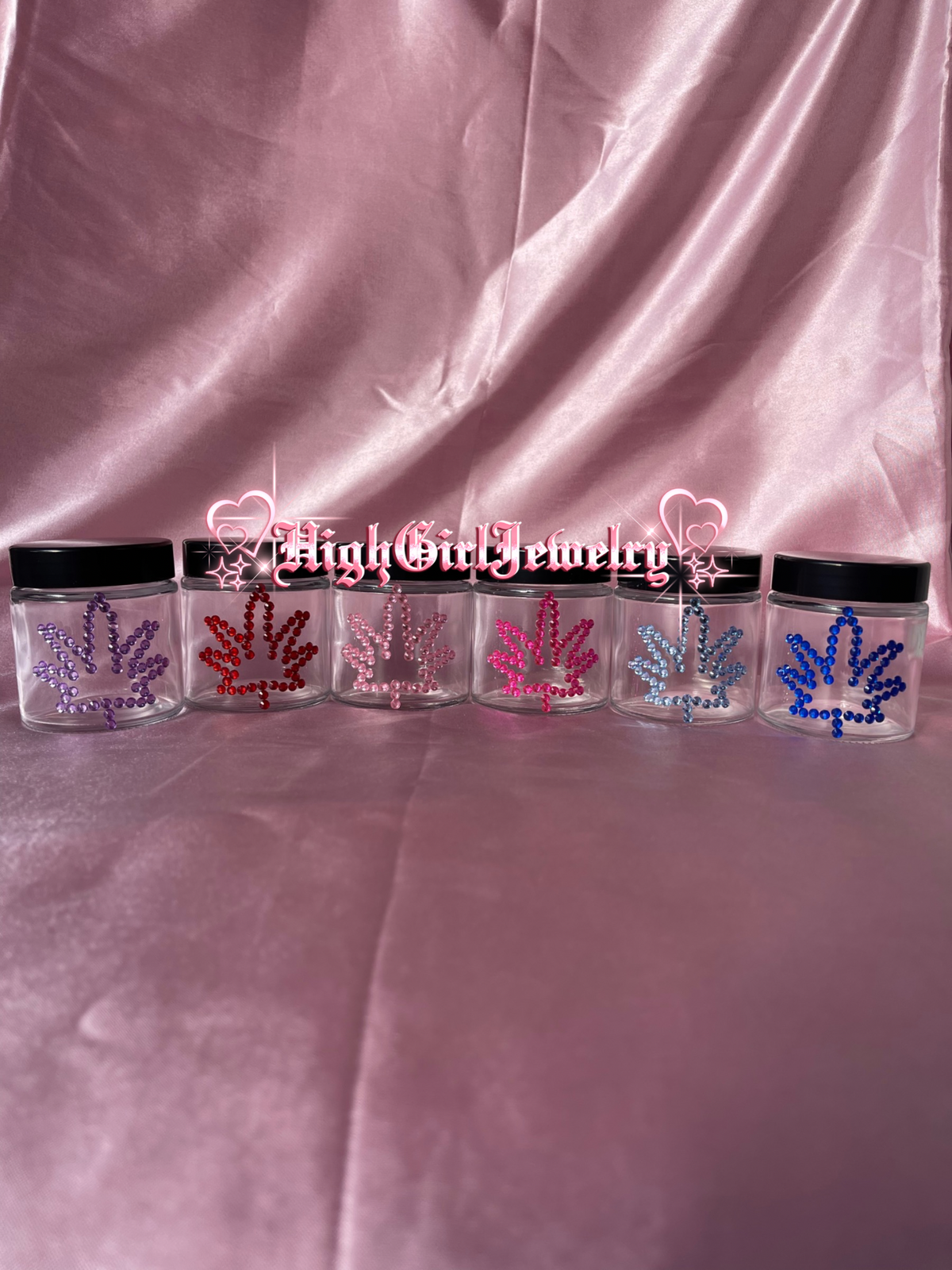 Rhinestone Mary Jane Stash Jar♡