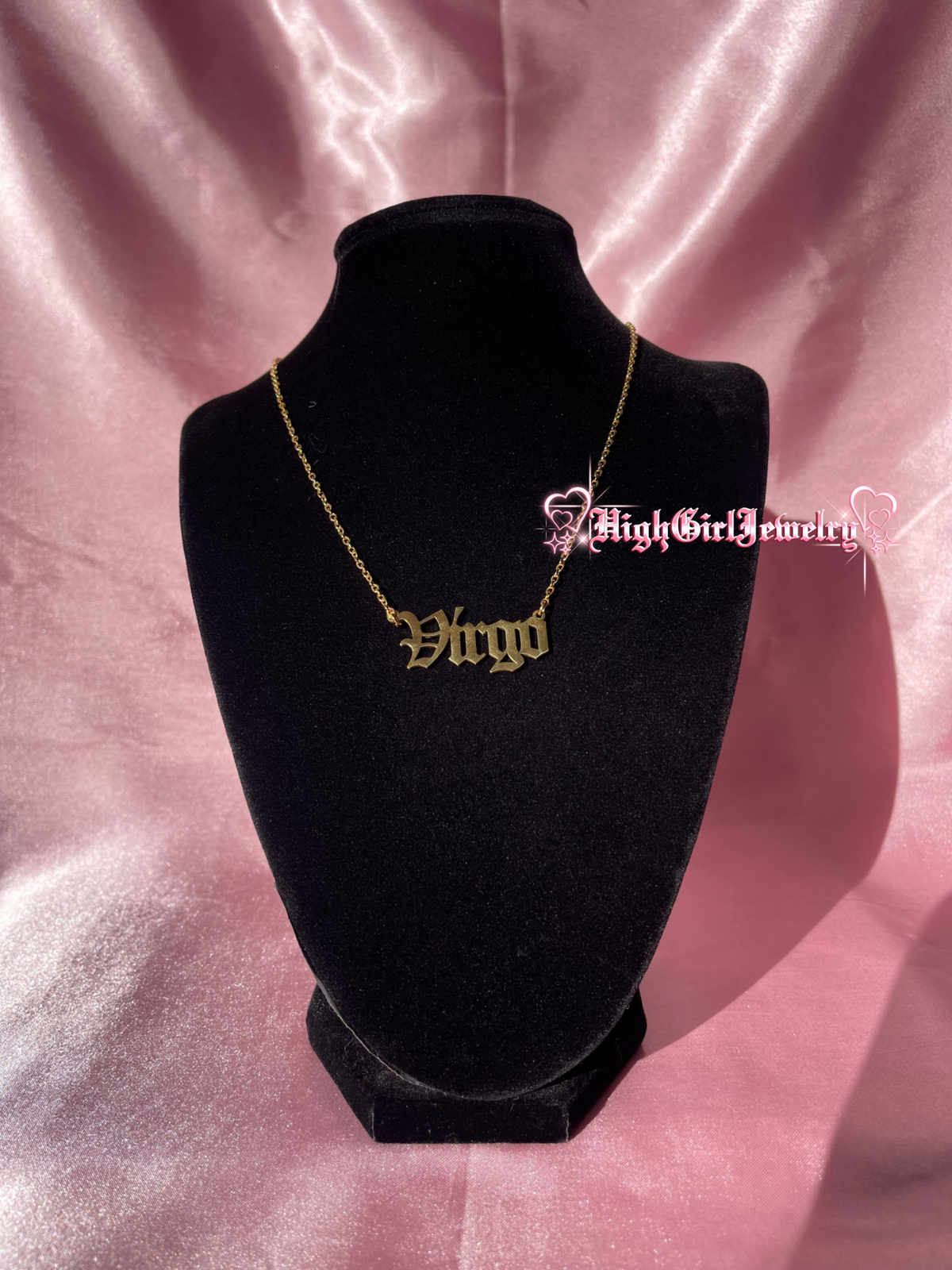 Custom Old English Name Necklace ♡preorder♡